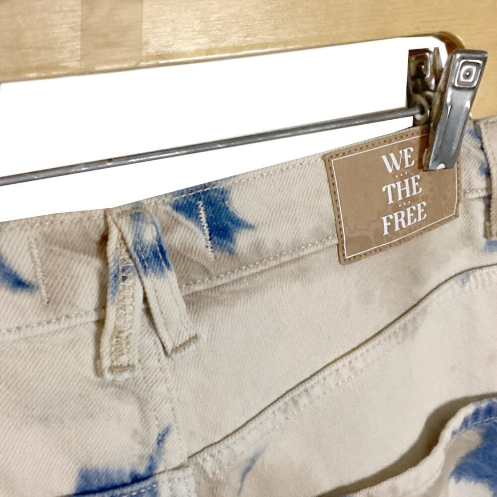 We the Free Baykan Denim Slim Straight Boyfriend Tie Dyed Denim Jeans - Picture 6 of 11